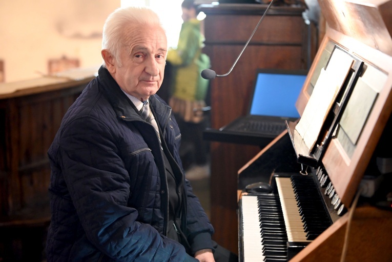 Pożegnanie Józefa Droździaka, wieloletniego organisty