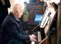 Pożegnanie Józefa Droździaka, wieloletniego organisty