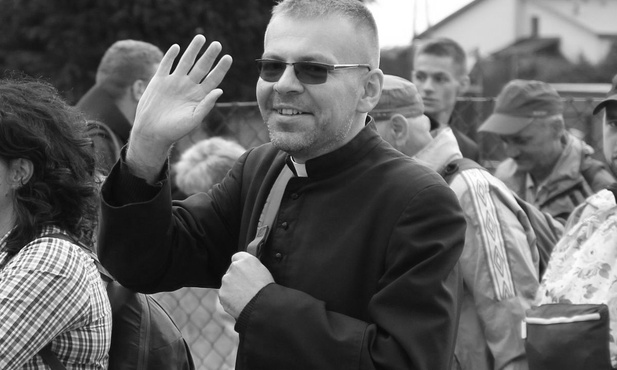 W ubiegłym roku ks. Tomasz Niedziela był także przewodnikiem grupy pierwszej w czasie diecezjalnej pielgrzymki na Jasną Górę.