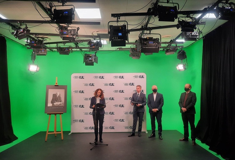 Studio telewizje KUL otrzymało imię o. prof. Leona Dyczewskiego