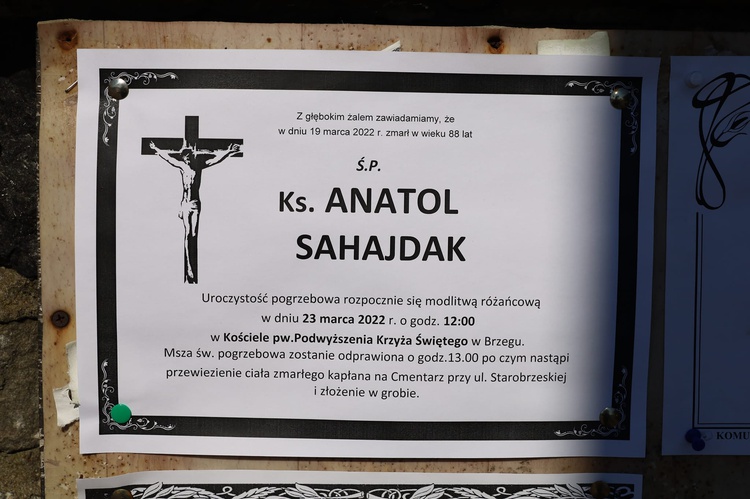 Pogrzeb ks. Anatola Sahajdaka