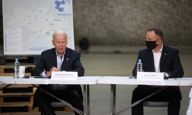 Biden żałuje, iż nie może przekroczyć granicy z Ukrainą