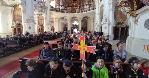 Pielgrzymka katolickiego harcerstwa