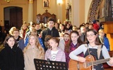 Goście z Ukrainy zapewnili muzyczną oprawę podczas Eucharystii.