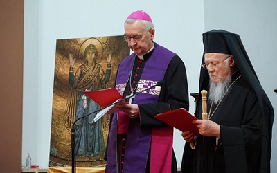 Warszawa: Modlitwa o pokój patriarchy Bartłomieja I i abp Gądeckiego
