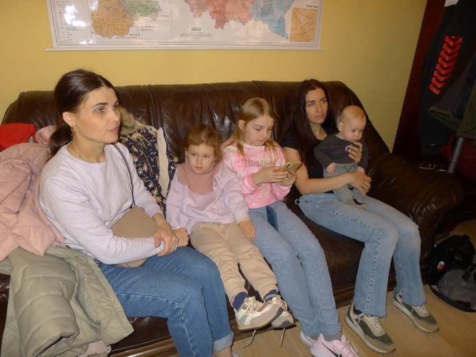 Mamy i dzieci z Ukrainy w Tolkmicku