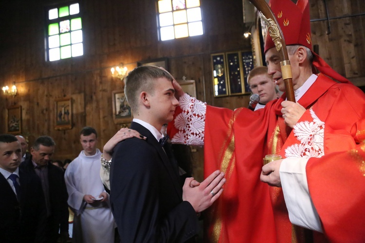 Bierzmowanie w Łabowej