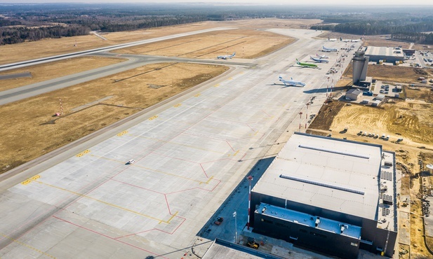 Katowice Airport z nową płytą postojową samolotów