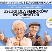 Siemianowice Śląskie. Miasto tworzy katalog "Usług dla Seniorów" w specjalnych cenach