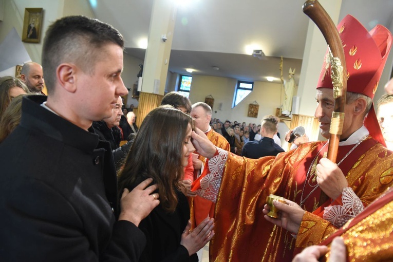 Bierzmowanie w par. św. Rocha w Nowym Sączu