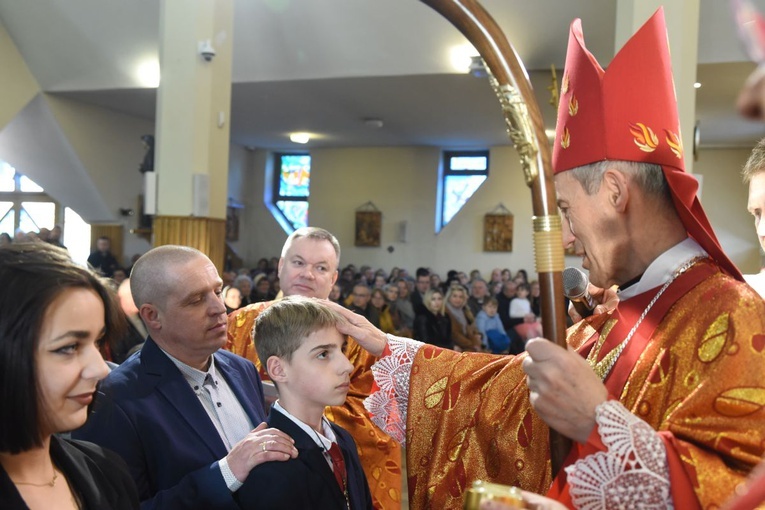 Bierzmowanie w par. św. Rocha w Nowym Sączu