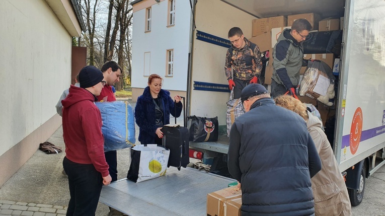 Transport darów dla Ukrainy z Francji