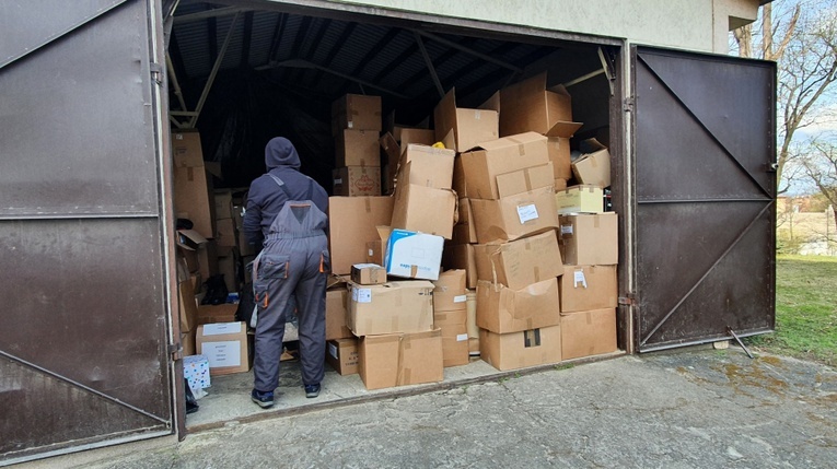 Transport darów dla Ukrainy z Francji