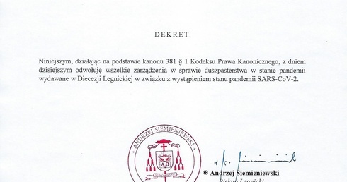 Dekret Biskupa Legnickiego
