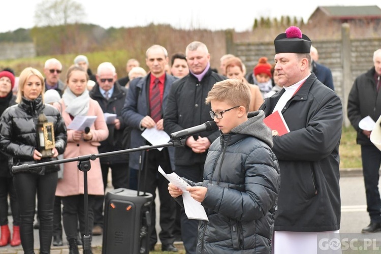 Poświęcenie przydrożnych krzyży w Korytach