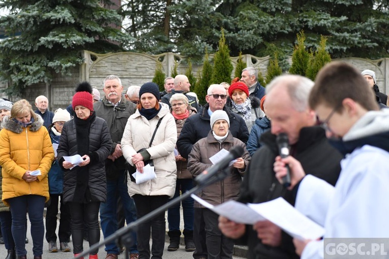 Poświęcenie przydrożnych krzyży w Korytach