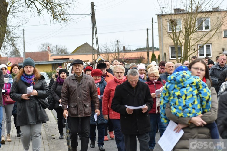 Poświęcenie przydrożnych krzyży w Korytach