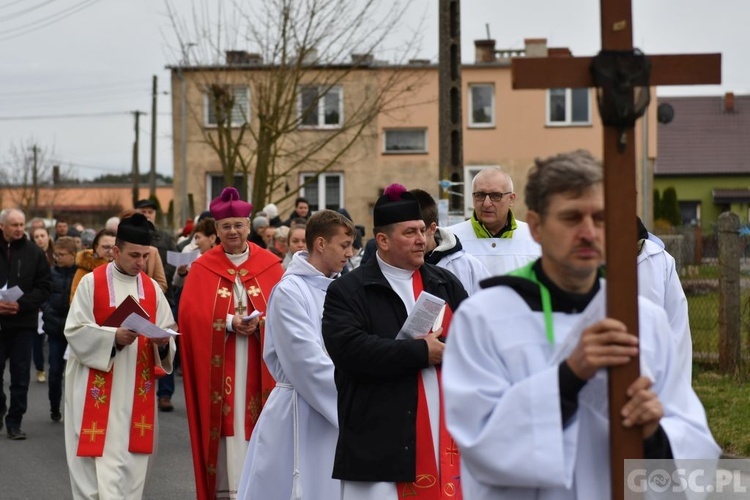 Poświęcenie przydrożnych krzyży w Korytach