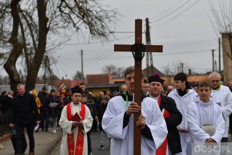 Poświęcenie przydrożnych krzyży w Korytach