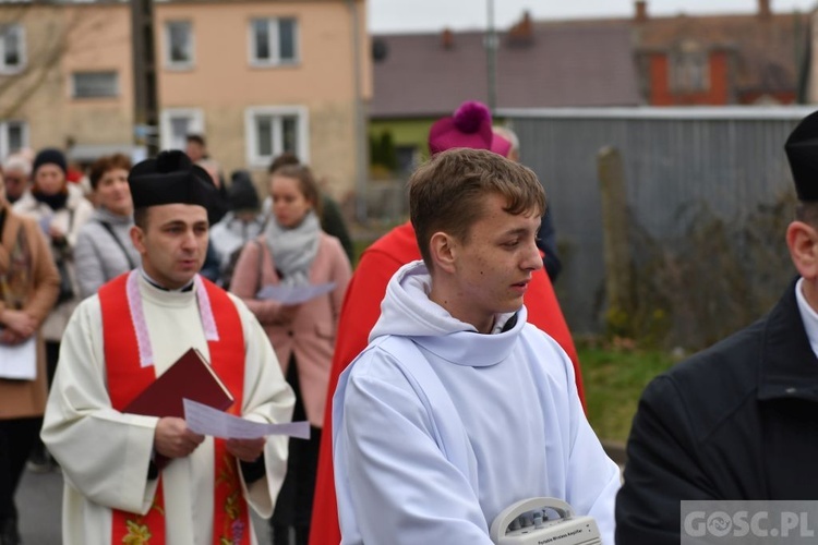 Poświęcenie przydrożnych krzyży w Korytach