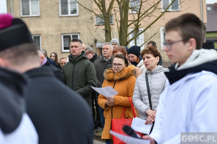 Poświęcenie przydrożnych krzyży w Korytach