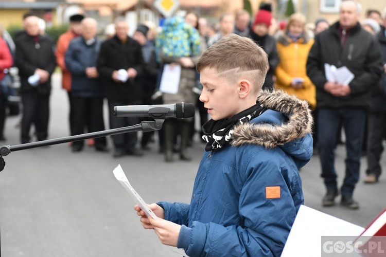 Poświęcenie przydrożnych krzyży w Korytach