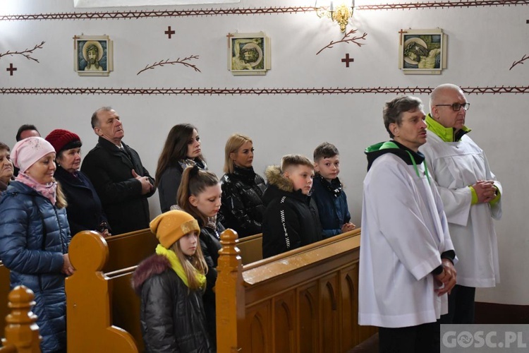 Poświęcenie przydrożnych krzyży w Korytach