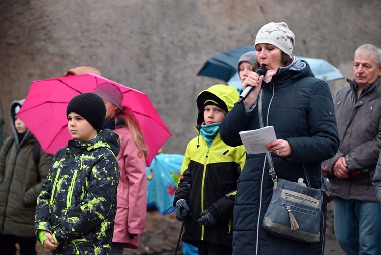 Dramatyczny spektakl na ulicach Głuszycy  