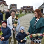 Niedziela Palmowa w kościele w Miętustwie