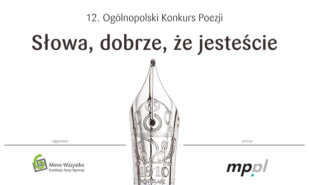 12. Ogólnopolski Konkurs Poezji „Słowa, dobrze, że jesteście”