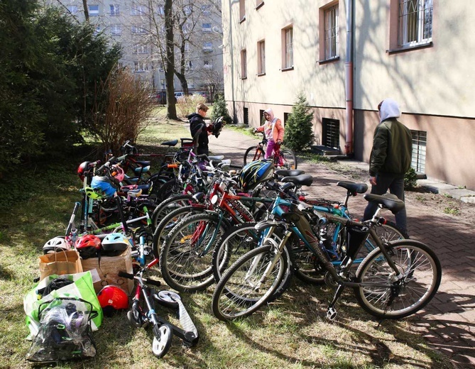 Katowice. Powstała wypożyczalnia rowerów dla uchodźców z Ukrainy