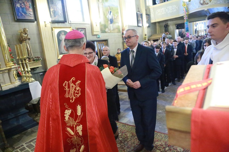 Bierzmowanie w Łososinie Górnej