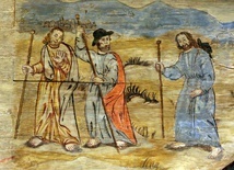 Jezus dołącza do uczniów na drodze do Emaus
