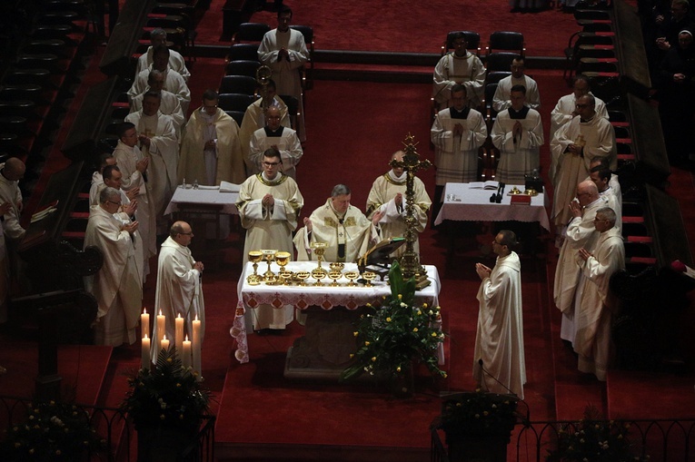 Wielki Czwartek w archikatedrze wrocławskiej 2022