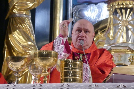 Liturgia Wielkiego Piątku w konkatedrze Narodzenia NMP w Żywcu - 2022