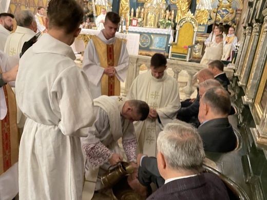 Liturgia Wielkiego Czwartku w konkatedrze w Żywcu - 2022