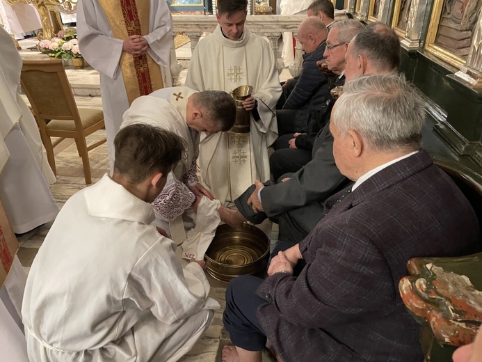 Liturgia Wielkiego Czwartku w konkatedrze w Żywcu - 2022