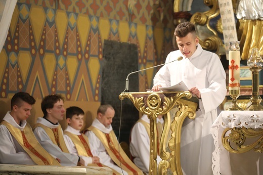 Liturgia Wielkiego Czwartku w konkatedrze w Żywcu - 2022