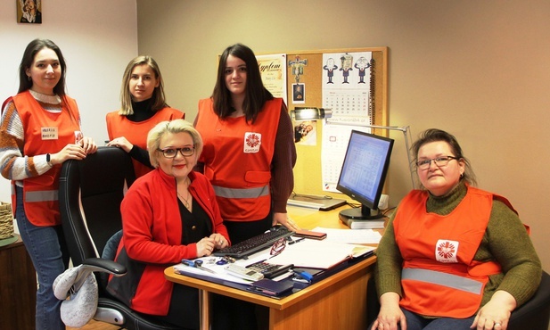  Od lewej: Valerija, Karina, Anna Lis, Hanna i Natalija.