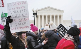 Antyaborcyjna manifestacja przed siedzibą Sądu Najwyższego w Waszyngtonie była jednym z punktów programu tegorocznego Marszu dla Życia, który odbył się w stolicy USA w styczniu.