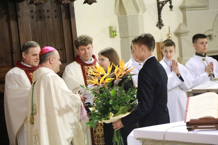 Bierzmowanie w Ciężkowicach