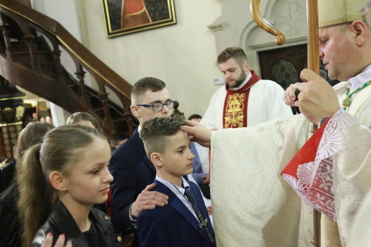 Bierzmowanie w Ciężkowicach