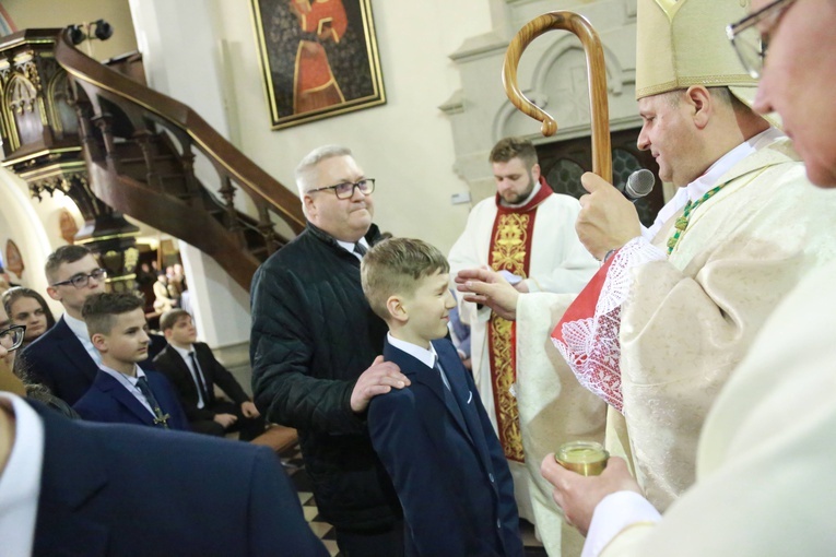 Bierzmowanie w Ciężkowicach