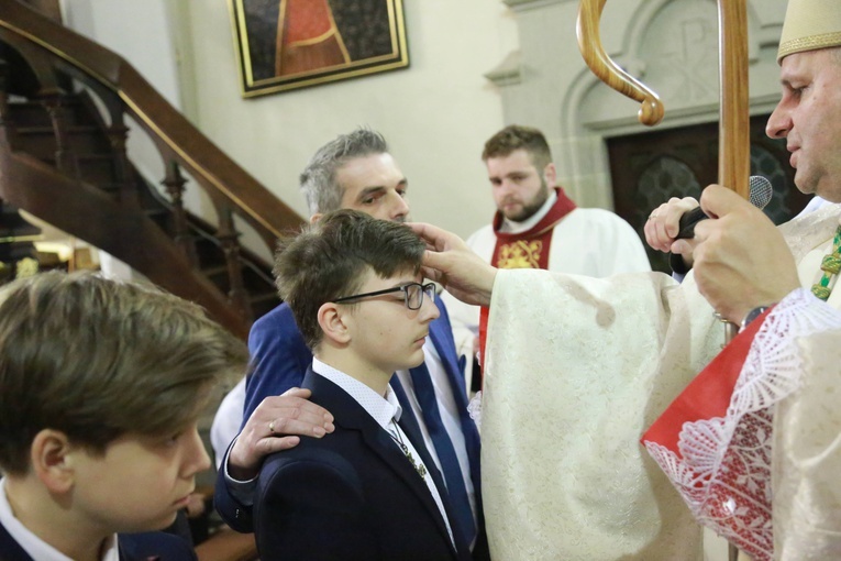 Bierzmowanie w Ciężkowicach