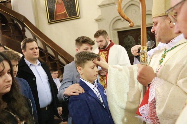 Bierzmowanie w Ciężkowicach