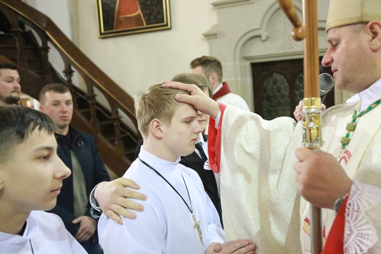 Bierzmowanie w Ciężkowicach