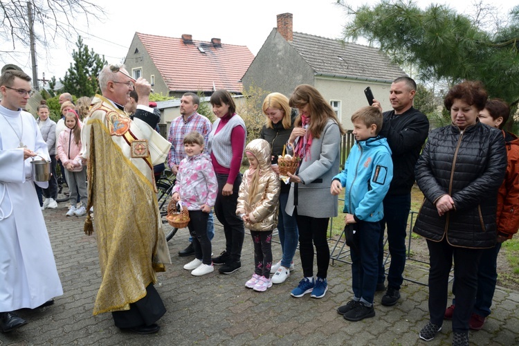 Wielkanocne nabożeństwo dla gości z Ukrainy w Dobrzeniu Wielkim