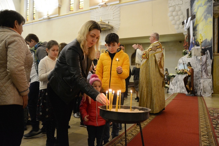 Wielkanocne nabożeństwo dla gości z Ukrainy w Dobrzeniu Wielkim