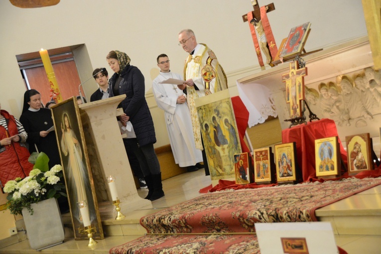 Wielkanocne nabożeństwo dla gości z Ukrainy w Dobrzeniu Wielkim