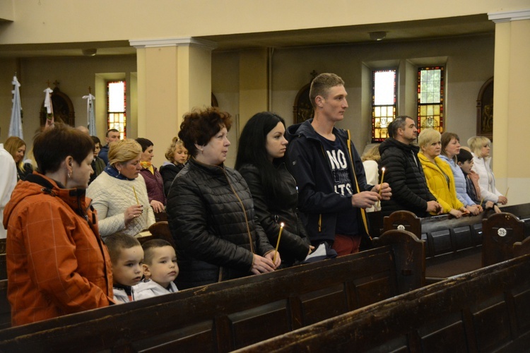 Wielkanocne nabożeństwo dla gości z Ukrainy w Dobrzeniu Wielkim